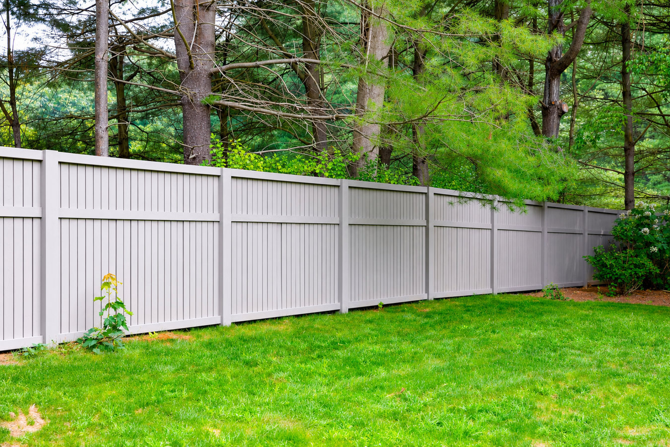 Privacy fence installation